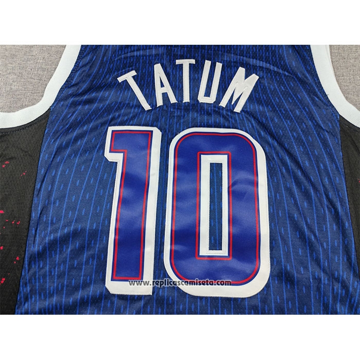 Camiseta USA 2024 Jayson Tatum #10 Azul1